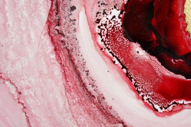 Alkol mürekkebi soyut arkaplan, makro