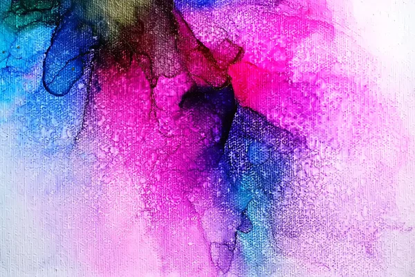 Alcohol Ink Abstract Background Macro — Stock Photo, Image
