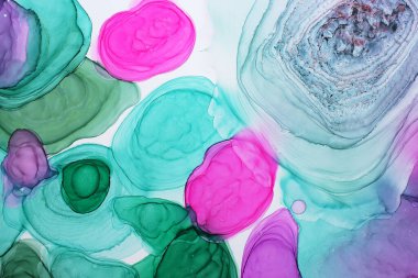 Alcohol ink abstract texture macro photo