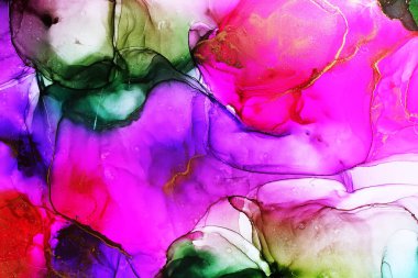 Alcohol ink abstract texture macro photo