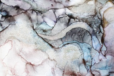 Alcohol ink abstract texture macro photo