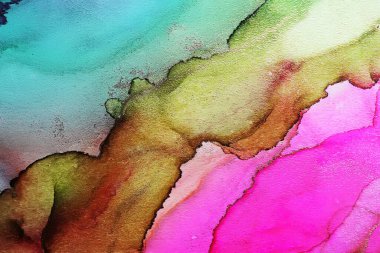 Alcohol ink abstract texture macro photo