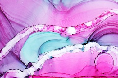 Alcohol ink abstract texture macro photo