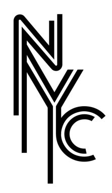 New York Metni. New York tişörtü, poster