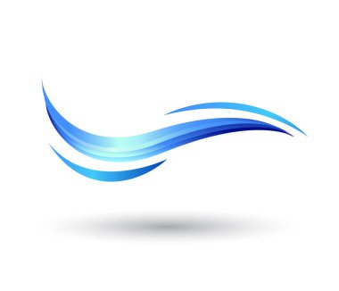 Swoosh logosu. Soyut Swoosh Logo Tasarım Şablonu