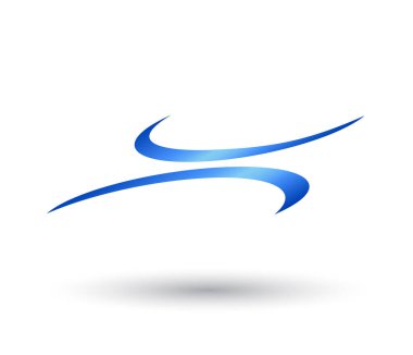 Swoosh logosu. Soyut Swoosh Logo Tasarım Şablonu