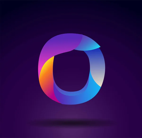 Logo Kleurrijke Abstracte Vorm Logo Design Creatieve Initialen — Stockvector