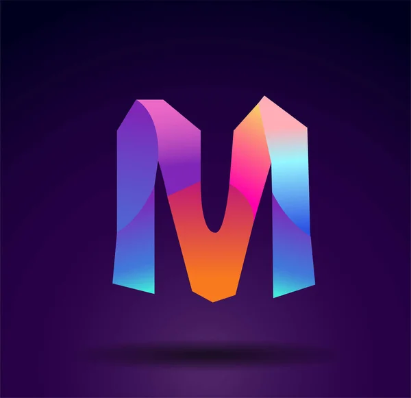 Logo Colorful Abstract Shape Logo Design Creative Initial — Stock Vector