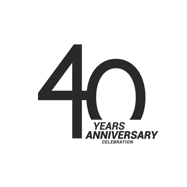 Trafalgar 40 Years Logo PNG Vector (AI) Free Download