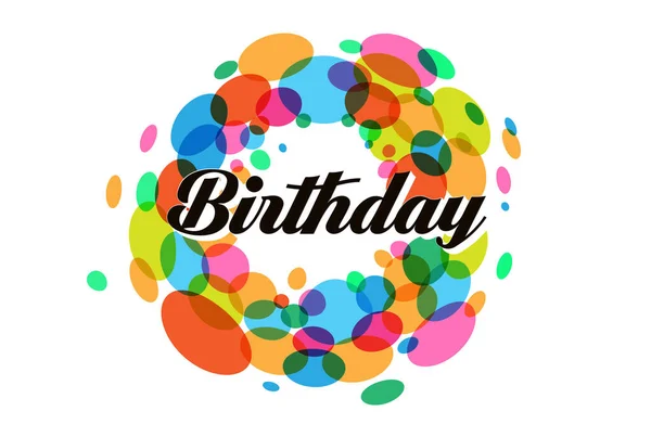 Happy Birthday Background Editable Place Photo Social Media — Stock Vector