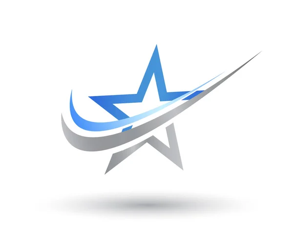 Λογότυπο Swoosh Αφηρημένο Πρότυπο Σχεδίασης Λογότυπου Swoosh — Διανυσματικό Αρχείο