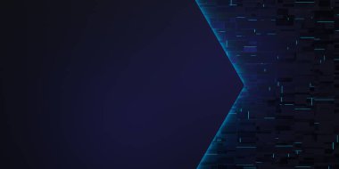 Ultra hd-fi bluelight neon siyah arkaplan soyut 3d desen siyah arkaplan duvar kağıdı, 3d oluşturma.