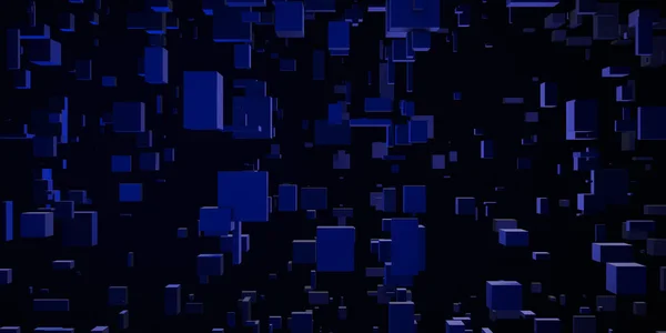 ウルトラHd Sfブルーライトネオンブラック背景抽象的な3Dテクスチャ黒背景スペース壁紙 3Dレンダリング — ストック写真