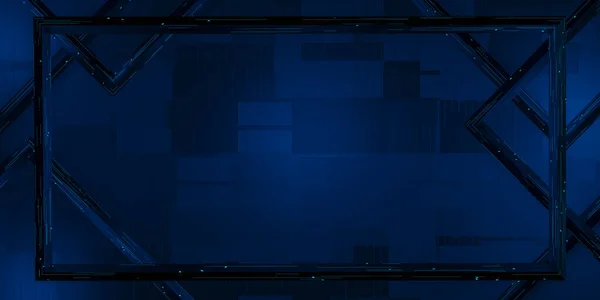 Ultra Sci Bluelight Neon Preto Fundo Abstrato Textura Preto Fundo — Fotografia de Stock