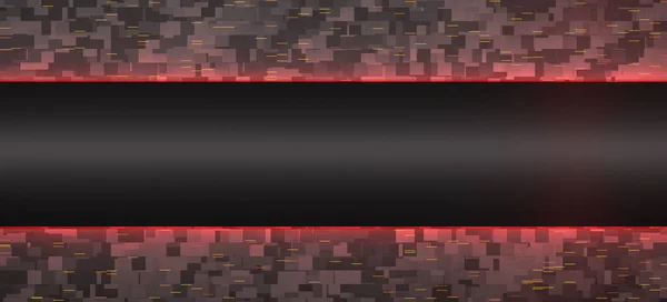 Ultra Sci Háromszög Piros Neon Fény Fekete Háttér Elvont Textúra — Stock Fotó