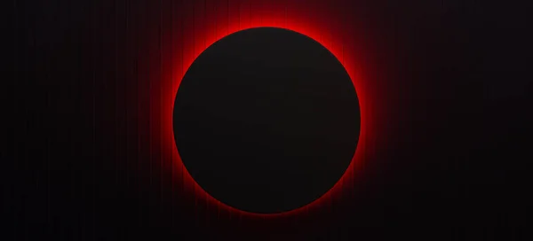 Ultra Červené Neonové Světlo Černé Pozadí Abstraktní Textura Černý Vzor — Stock fotografie