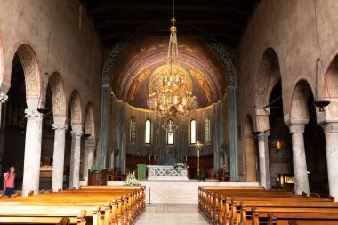 Saint Justus Trieste Katedrali ve Trieste, İtalya 'daki çan kulesi.