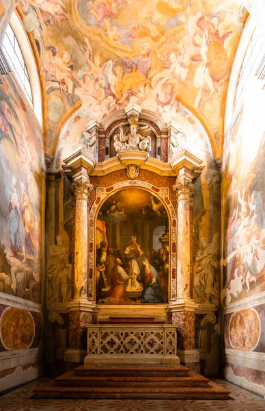 Intérieur Cathédrale Saint Justus Trieste Son Clocher Trieste Italie — Photo