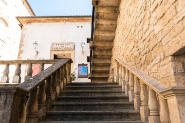 Tortur Museum building in San Marino, Republic of San Marino, Italy