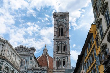 Cathedral of Santa Maria del Fiore with Duomo in Florence in the middle of the day, Italy