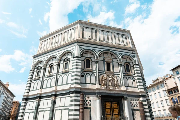 St. John Battistero di San Giovanni Baptistery Yazın ortasında, Floransa, Toskana, İtalya