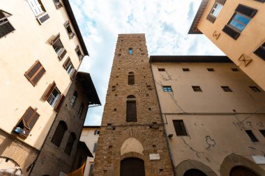 House museum of Dante Alighieri in Florence in sunny daytime, Italy