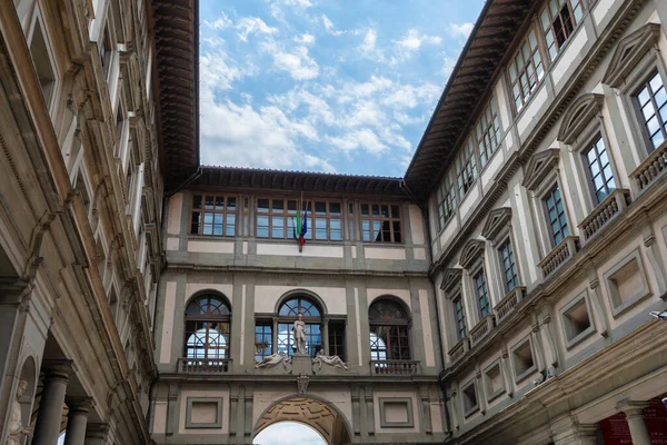 Uffizi Gallery 이탈리아 투스카니 피렌체에 피아자 우피치 — 스톡 사진