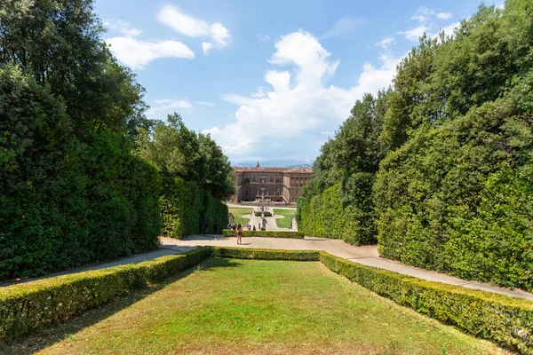 stock image Huge park in a Pitti Palace or Palazzo Pitti in Florence, Italy