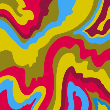 Modern duvar sanatı arka planı. Dalgalı soyut şekillerle Dünya tonu arkaplan çizimi. Duvar çerçeveli baskılar, tuval baskıları, poster, ev dekorasyonu, kapak, duvar kağıdı için tasarım.