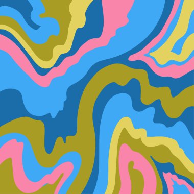 Modern duvar sanatı arka planı. Dalgalı soyut şekillerle Dünya tonu arkaplan çizimi. Duvar çerçeveli baskılar, tuval baskıları, poster, ev dekorasyonu, kapak, duvar kağıdı için tasarım.