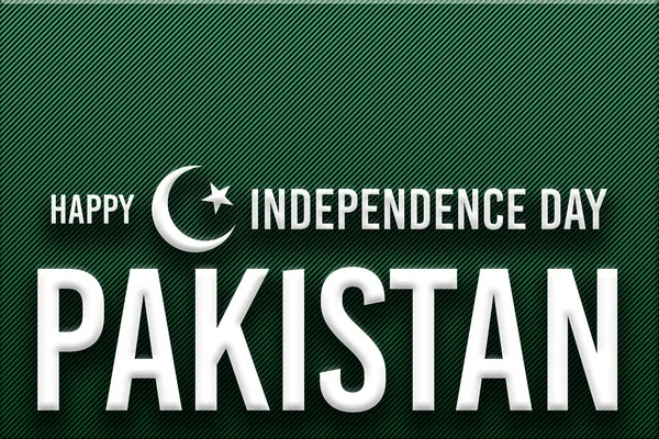 Современный Шаблон Дня Независимости Пакистана Днем Пакистана Дизайн Вектора Флага — стоковое фото