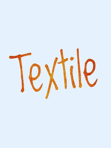 Textile Text Design Illustration Business Text Banner Stationär Affisch Citat — Stockfoto