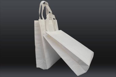 Siyah arkaplanlı güzel Non Woven market poşeti