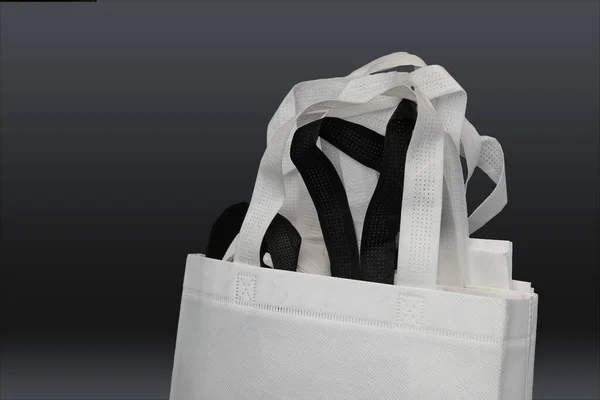 Beautiful Non Woven grocery shopping bag with black background