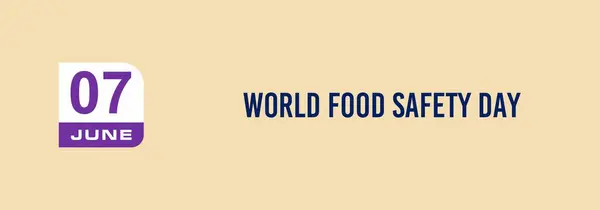 Junho Dia Mundial Segurança Alimentar — Fotografia de Stock