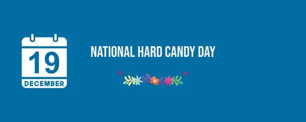 National Hard Candy Day text illustrations Design suitable for greeting card poster and banner