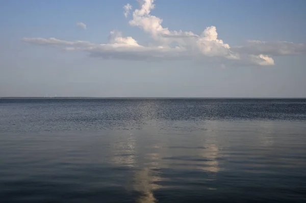 Vista Para Lagoa Curoniana Costa Juodkrante — Fotografia de Stock