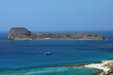 Gramvousa also Grampousa island near Crete island, Greece