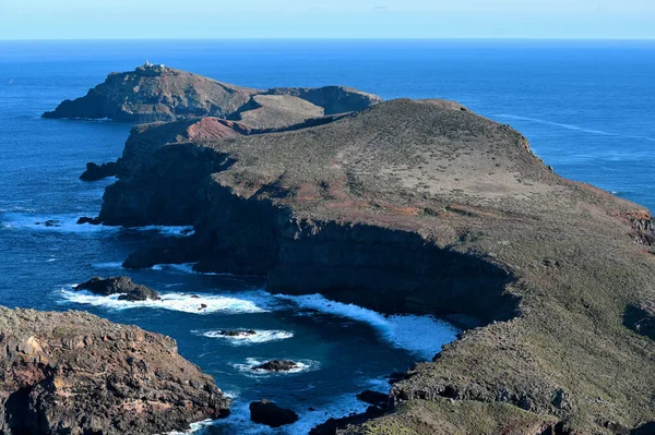 Rand Van Ponta Sao Lourenco Wandelroute Madeira Eiland Griekenland — Stockfoto