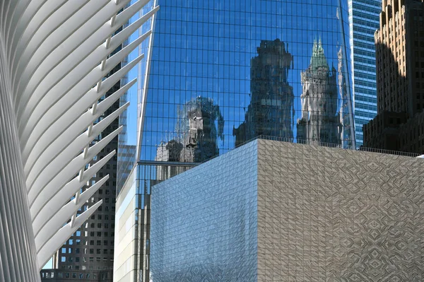 纽约城的现代商务办公大楼 — 图库照片