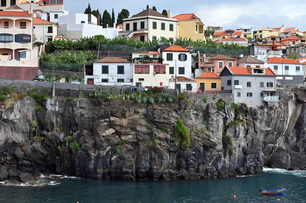Madeira Dezembro 2022 Pitoresca Pequena Vila Piscatória Camara Lobos Ilha — Fotografia de Stock