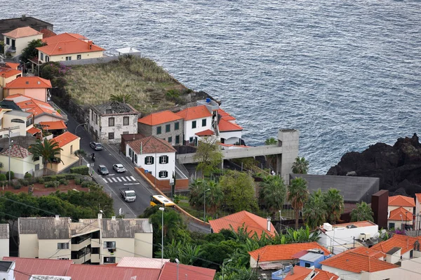 Madeira Prosince 2022 Malebná Rybářská Vesnice Camara Lobos Ostrov Madeira — Stock fotografie