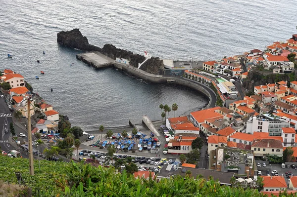 Madeira Dicembre 2022 Barche Dei Pescatori Parcheggiate Nel Pittoresco Villaggio — Foto Stock