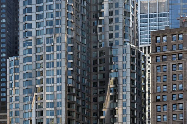 Nova Iorque Eua Fevereiro 2023 Edifícios Modernos Pela Manhã Mahattan — Fotografia de Stock