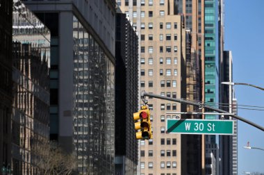 New York City, Amerika Birleşik Devletleri içinde Sokak trafik ışıkları