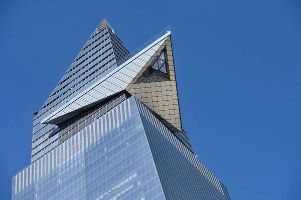 Ciudad Nueva York Febrero 2023 Vista Parte Superior Edge Rascacielos —  Fotos de Stock