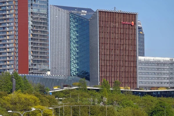 Вильнюс Мая Офис Swedbank Мая 2023 Года Вильнюсской Литве Swedbank — стоковое фото
