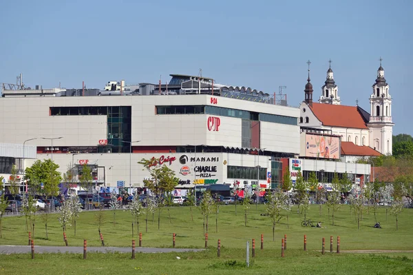 Вильнюс Мая Современный Торговый Центр Мая 2023 Года Вильнюсе Литва — стоковое фото