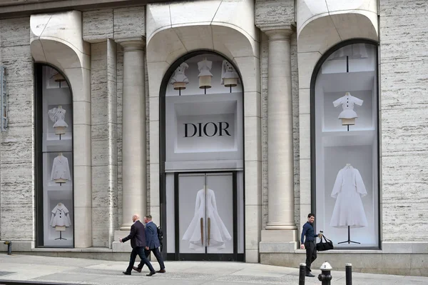 Нью Йорк Лютого 2023 Року Магазин Christian Dior Манхеттені Нью — стокове фото