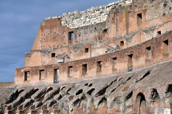 Roma Febbraio 2022 Rovine Del Colosseo Romano Roma Italia — Foto Stock